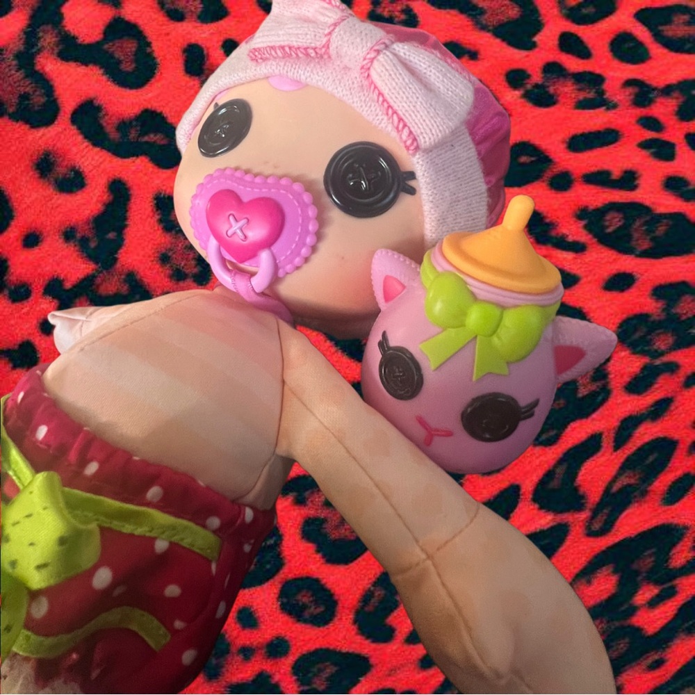 Jewel Baby 11" Doll W/ Clothes Pink Hair 2013